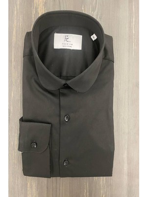  Bebe Yaka Pamuk Likra Premium Gömlek