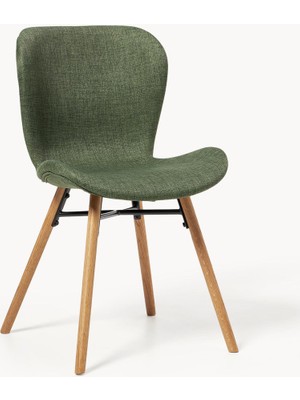 Batilda Suni Deri Döşemeli Sandalye Seti 2 Adet
