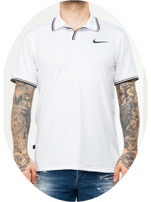 Nike EF-4504 Erkek Polyester Mesh Polo Yaka T-Shirt