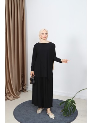 Çapraz Pantolonlu Sandy Takım