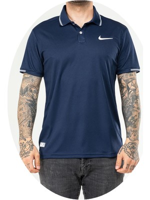 Nike EF-4522 Erkek Polyester Mesh Polo Yaka T-Shirt