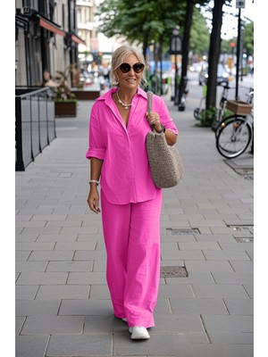 Keten Günlük Fuşya Ikili Takım Alt Üst