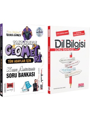 Yargı Tüm Adaylar Için Taktiklerle Geometri ve Akm Dil Bilgisi Soru Bankası Seti 2 Kitap