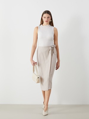 Lc Waikiki Yeni Sezon Beli Lastikli Kadin Etek - S5KK97Z8