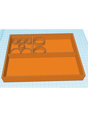 BYR  Tepsiyle Yüzük Yapımcıları Istasyonu (Sadece Plastik Aparattır) 3D