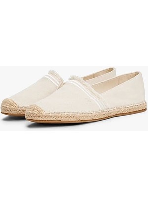 Kadın Püskül Detaylı Espadril - Krem