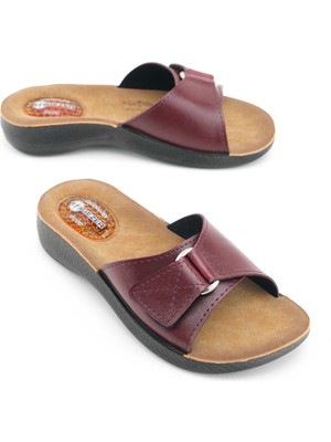 Gezer Kadın Yazlık Massage Soft Rahat Taban Tek Cırtlı Ayarlanabilir Günlük Terlik