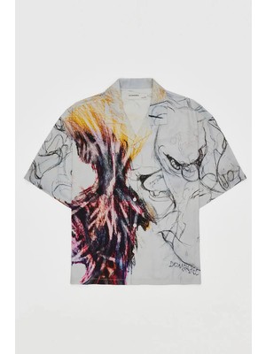 Dom Rebel Ascend Camp Yaka Gömlek - Sanatla Şıklığı Birleştirin