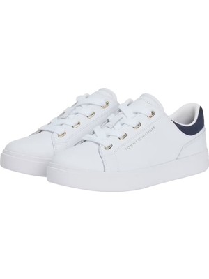 Tommy Hilfiger CASUAL CUPSOLE SNEAKER Beyaz Kadın Sneaker