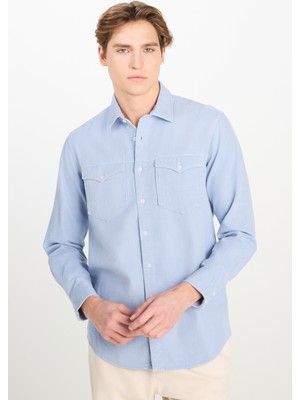 Regular Fit Normal Kesim %100 Pamuk Gömlek Ceket
