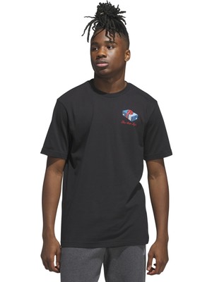 adidas M Hldy Gftbox T Siyah Bisiklet Yaka Normal Düz Erkek T-Shirt JV8438