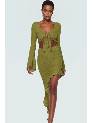 Rahat ve Şık Gofre Dokuma Bluz Etek Takım Yazın Vazgeçilmezi Yüksek Kalite Mükemmel Uyum