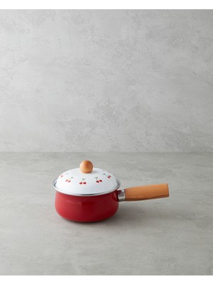 Cherry Dream Emaye Sos Tenceresı 1,1 L Kırmızı