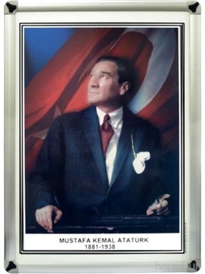 Akyazı Atatürk Portresi 35X50 - Metal Çerçeve