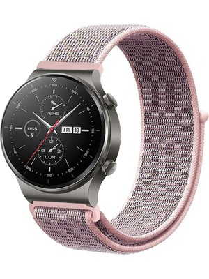 Tagomoon Huawei Watch Gt2 Pro Akıllı Saat Uyumlu Spor Kumaş Desenli Cırt Cırtlı Kordon Kayış