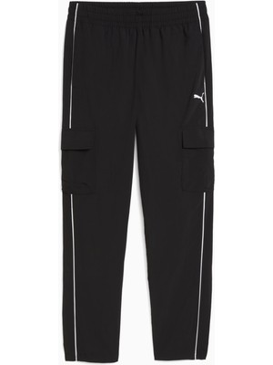 Puma Sport Kadın Siyah Pantolon Normal Bel Düz Desenli 688125-01 Rahat Kalıp