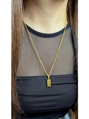 Kuyumcu Nurettin 2,90 gr (GRAM) Has Uçlu Singapur Halat Kolye Zincir 55 Cm 14 Ayar Altın