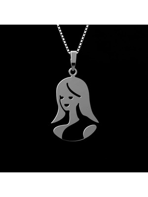 TabiTela 925 Ayar gümüş kolye kız   SM7050