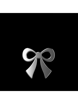 TabiTela 925 Ayar gümüş kolye papyon   SM6852