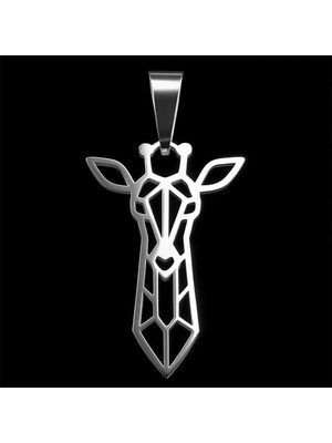 TabiTela 925 Ayar gümüş kolye zürafa SM7014
