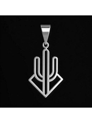 TabiTela 925 Ayar gümüş kolye kaktüs   SM6840