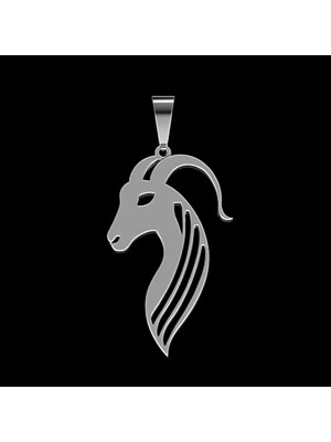 TabiTela 925 Ayar gümüş kolye keçi   SM7060