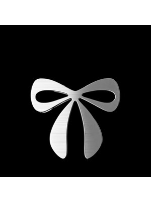 TabiTela 925 Ayar gümüş kolye papyon   SM6864