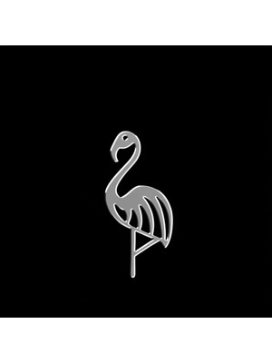 TabiTela 925 Ayar gümüş kolye flamingo SM6909