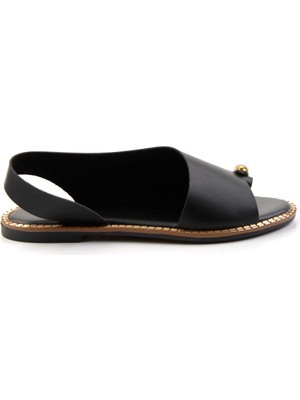 Siyah  Kadın Sandalet K05021010709