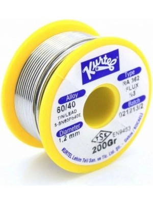 Kurtel 200 gr Makara 60/40 1,2mm Lehim Teli (Pastalı)