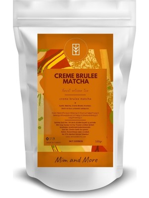 Mim And More Rose Matcha - Gül Aromalı Matcha, 50 gr