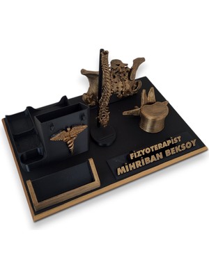 Kişiye Özel Masaüstü Isimlik ve Kartvizitlik Fizik Tedavi Uzmanı, Fizyoterapist, Doktora Hediye, Evlilik Yıl Dönümü