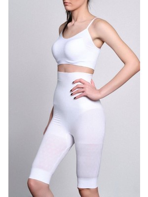 Beyaz Mı Emay 2015 Yüksek Bel Double Uzun Paçalı Korse