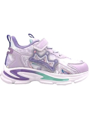 Pepino FY25-1965 Phlon Hafif Taban Cırtlı Çocuk Spor Ayakkabı Lila