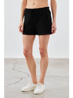 Kadın Pamuklu Şort Pijama Altı