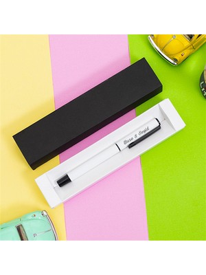 Kişiye Özel Karton Kutulu Metal Roller Kalem - Renk Seçenekli