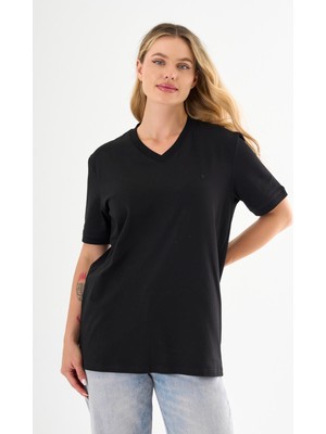 Alexander Gardi Pierre Cardin V Yaka Basic T-Shirt