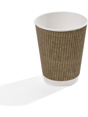 Packtory 14 Oz Ripple Karton Bardak 50 Adet