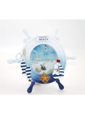 Ahşap Marin Dümenli Çerçeve Model 1