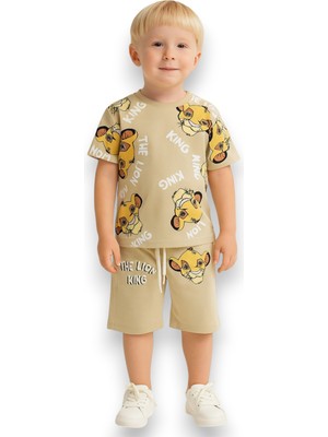 King Erkek Çocuk Şortlu Takım