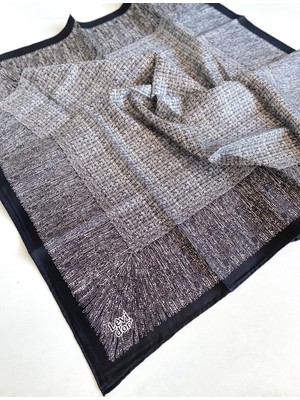 Levidor Lêvi D'or Tivil Saf Ipek Eşarp 49265 Siyah Karışık Desen