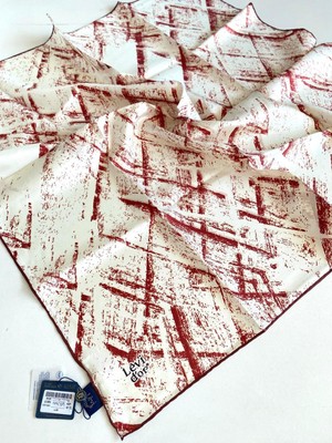 Levidor Tivil Saf Ipek Eşarp 49364 Krem Karışık Desen