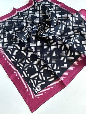 Levidor Lêvi D'or Tivil Saf Ipek Eşarp 49402 Siyah Karışık Desen