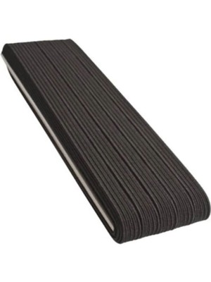 Lastik En 2 cm 10 Metre Siyah