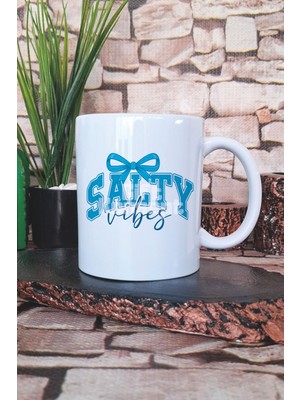 Coquette Salty Vibes Baskılı Hediyelik Kupa Bardak