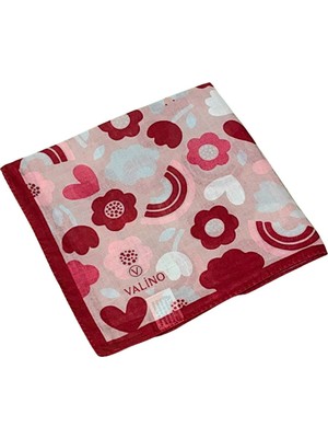 Valino Soft Pamuk Çocuk Desenli Eşarp 70X70 cm