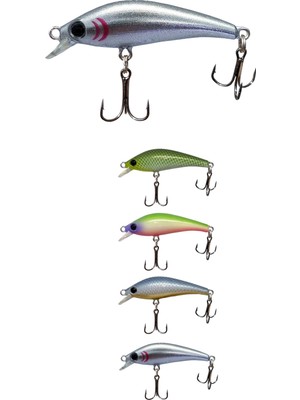 Hergele Balık Hergele Super Pırpır Lrf Dalarlı Maket Balık Rapala Suni Yem 5,5 gr 60 mm 50 cm Dalar Zıpır