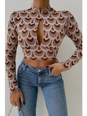 Fy Butik Autumn Cut Out Bluz 3018-08