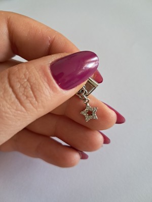 Badelis Çelik Silver Yıldız Model Charm