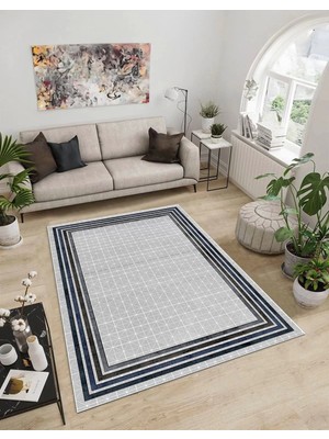 Dijidekor Işıltı Koleksiyonu MODEL44 Süngerli Dijital Baskılı Saçaksız Mutfak Halısı Yolluk